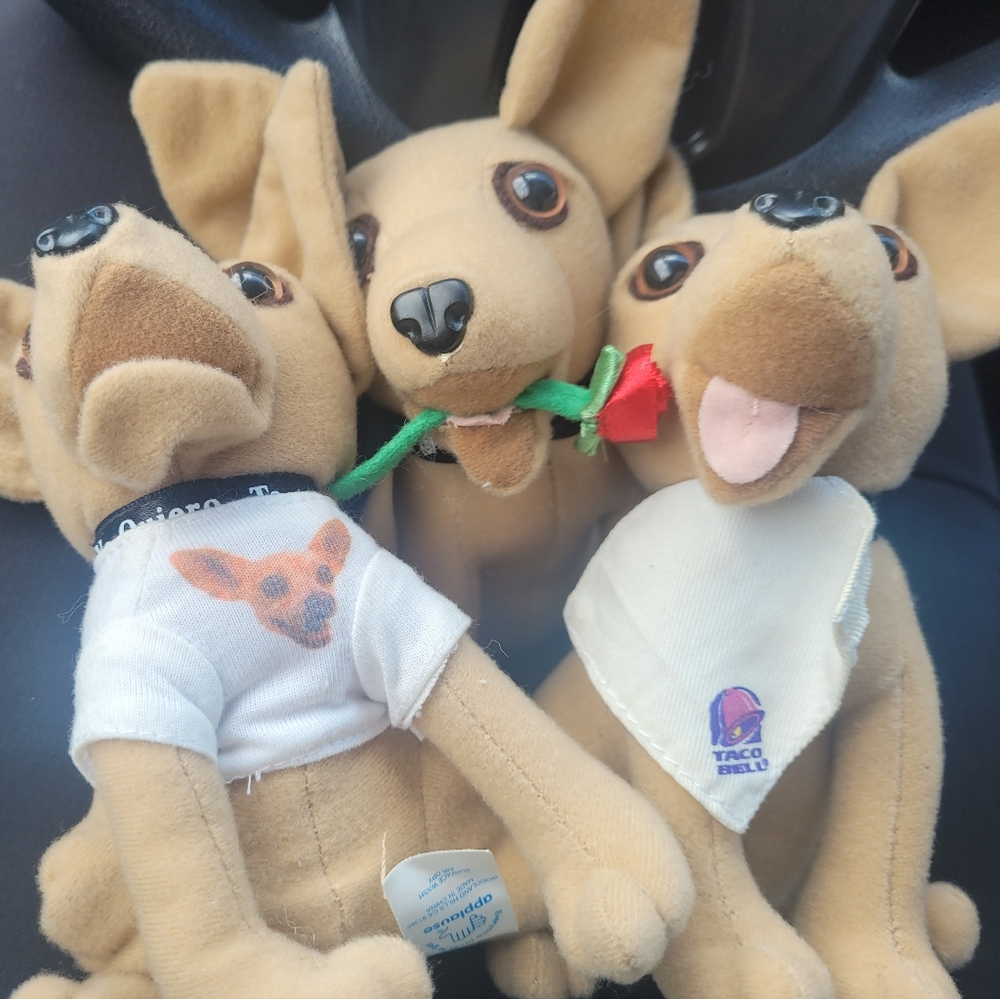 Gidget "Taco Bell Dog" set of 3
